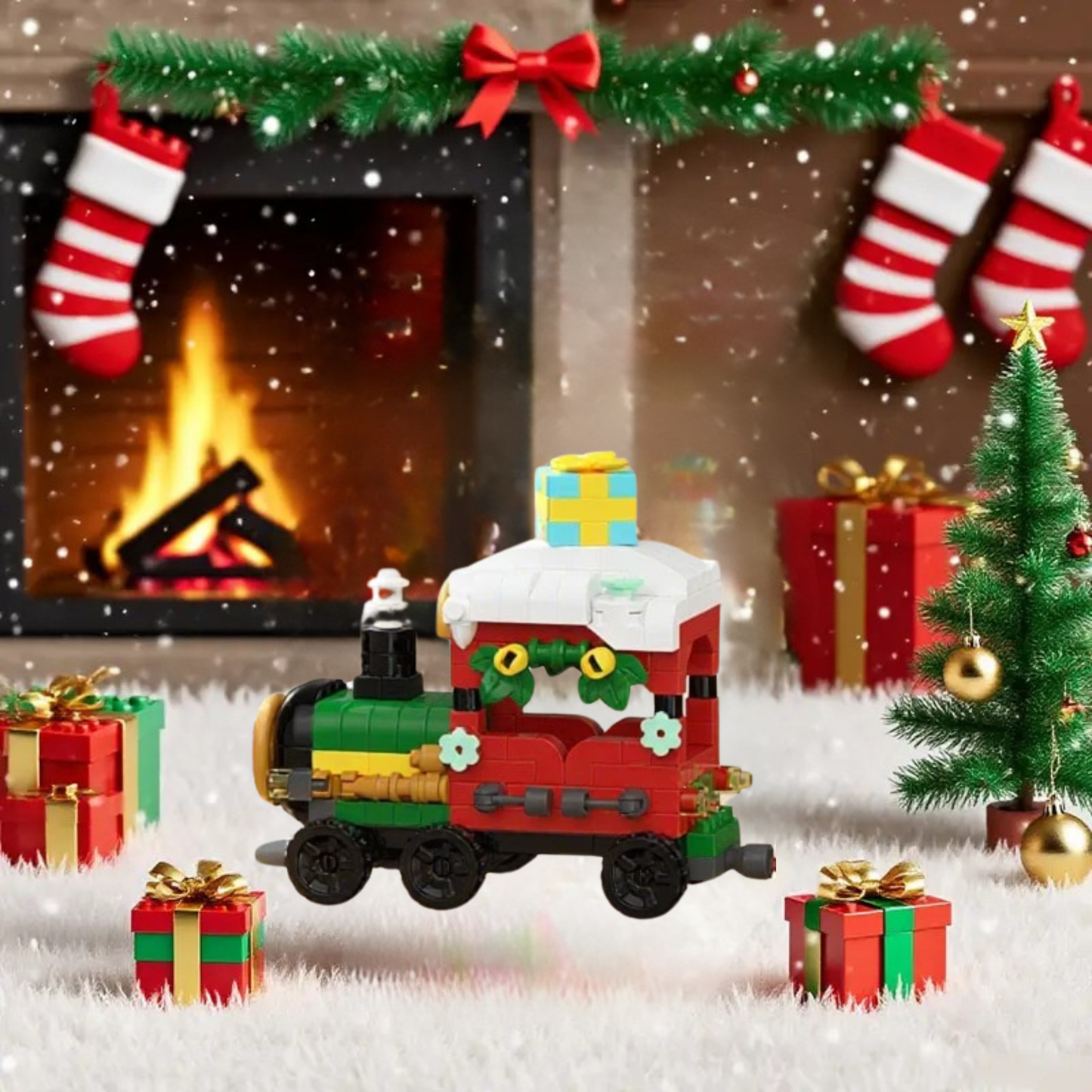 Frosty Blocks - Buildable Train