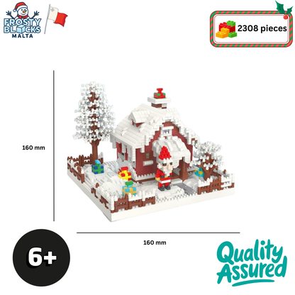 Frosty Blocks - Buildable Christmas Cottage