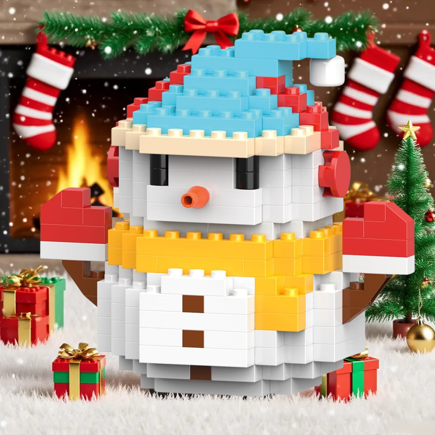 Frosty Blocks - Buildable Snowman