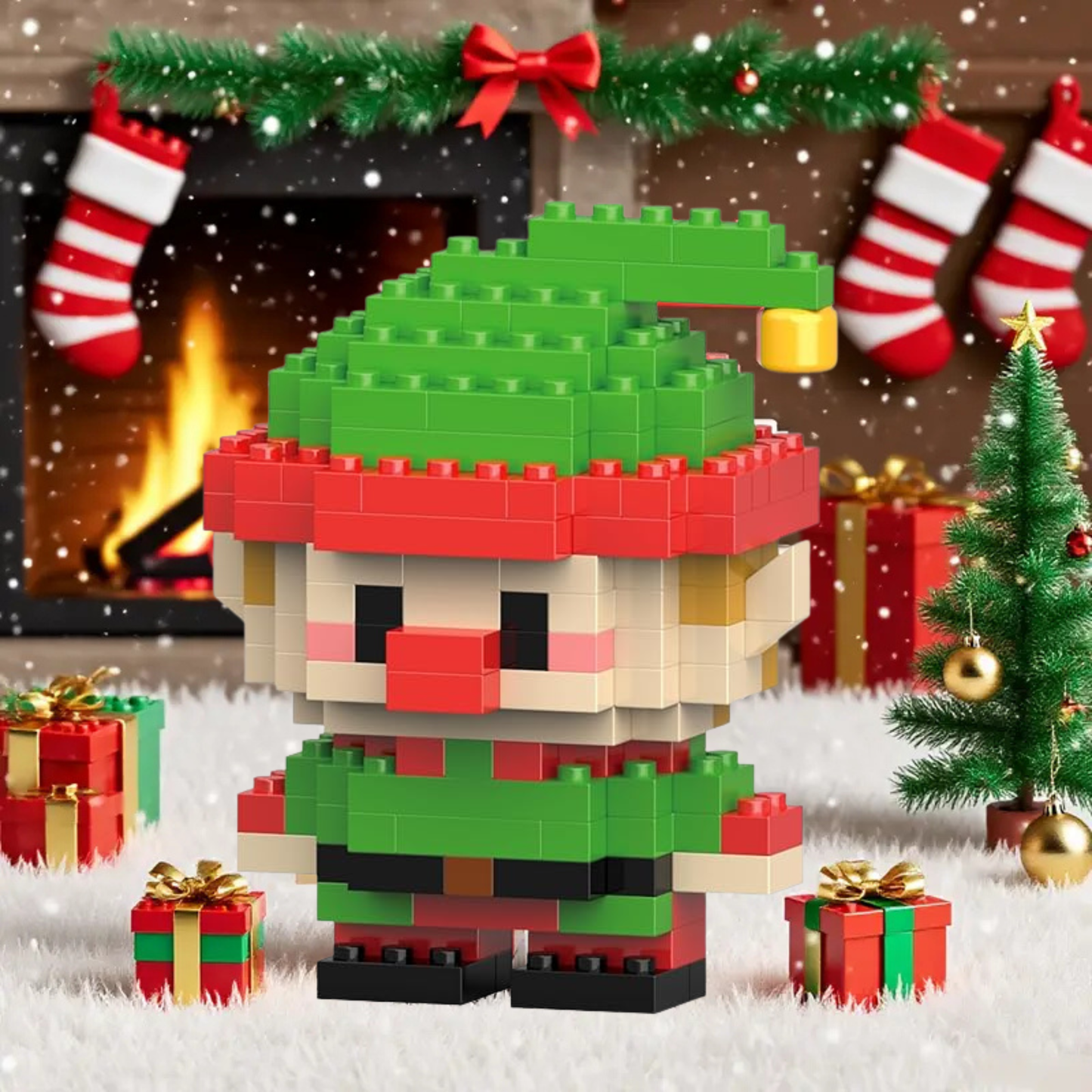 Frosty Blocks - Buildable Christmas Elf