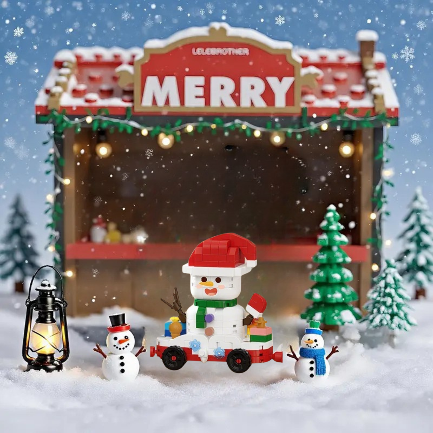 Frosty Blocks - Buildable Train