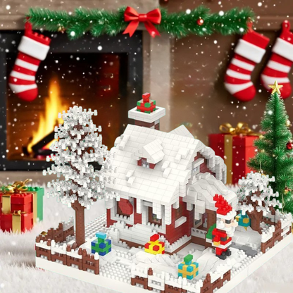 Frosty Blocks - Buildable Christmas Cottage