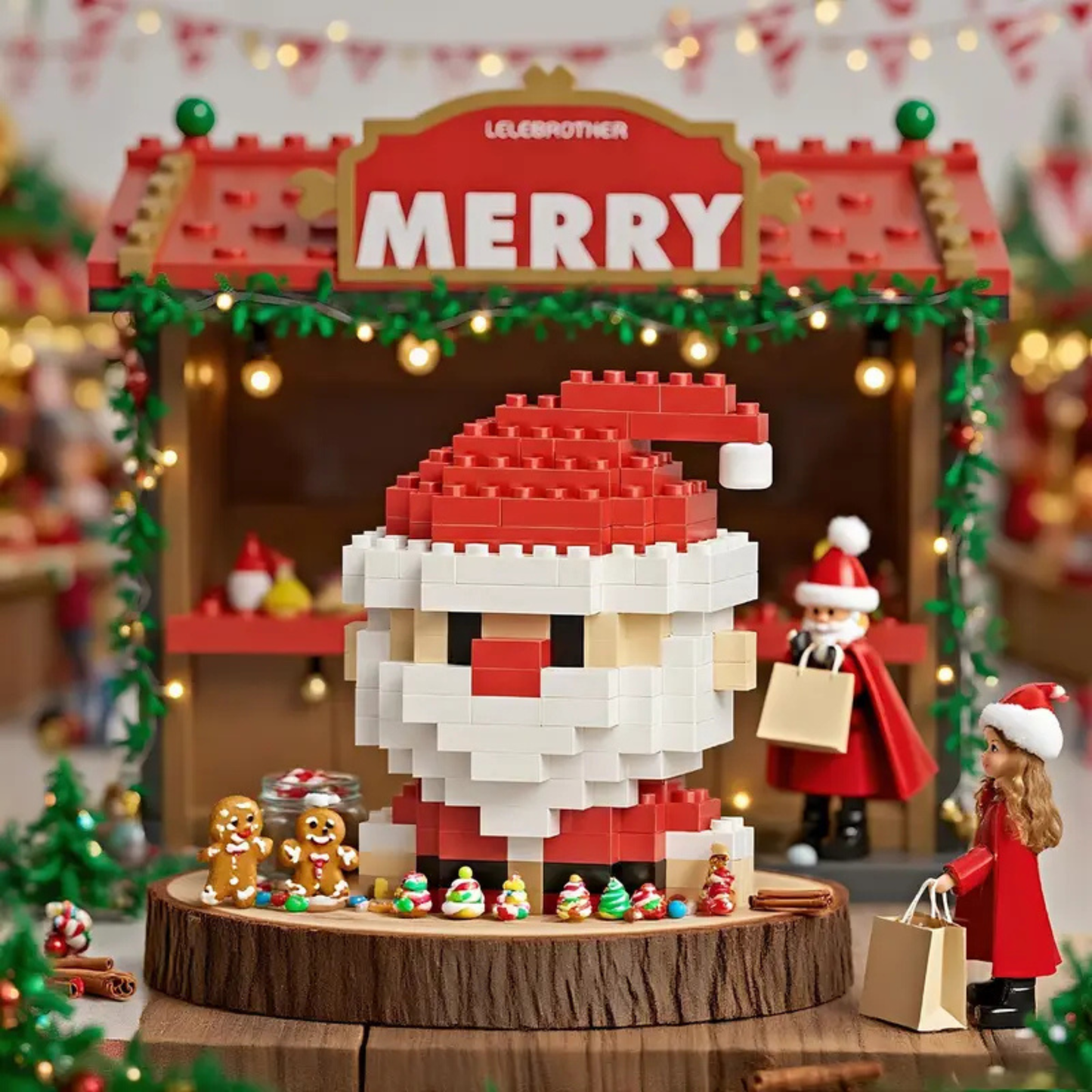 Frosty Blocks - Buildable Santa Claus
