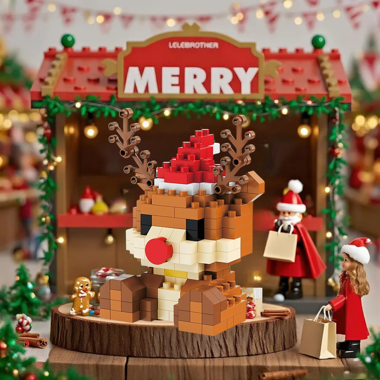 Frosty Blocks - Buildable Reindeer