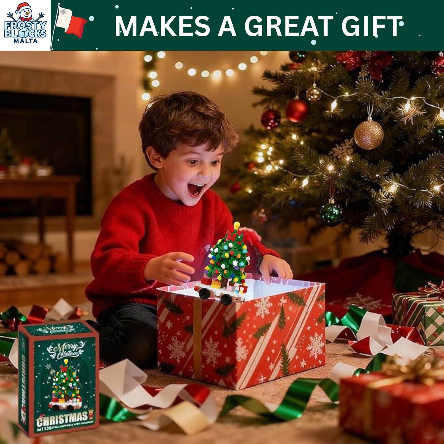 Frosty Blocks - Buildable Train