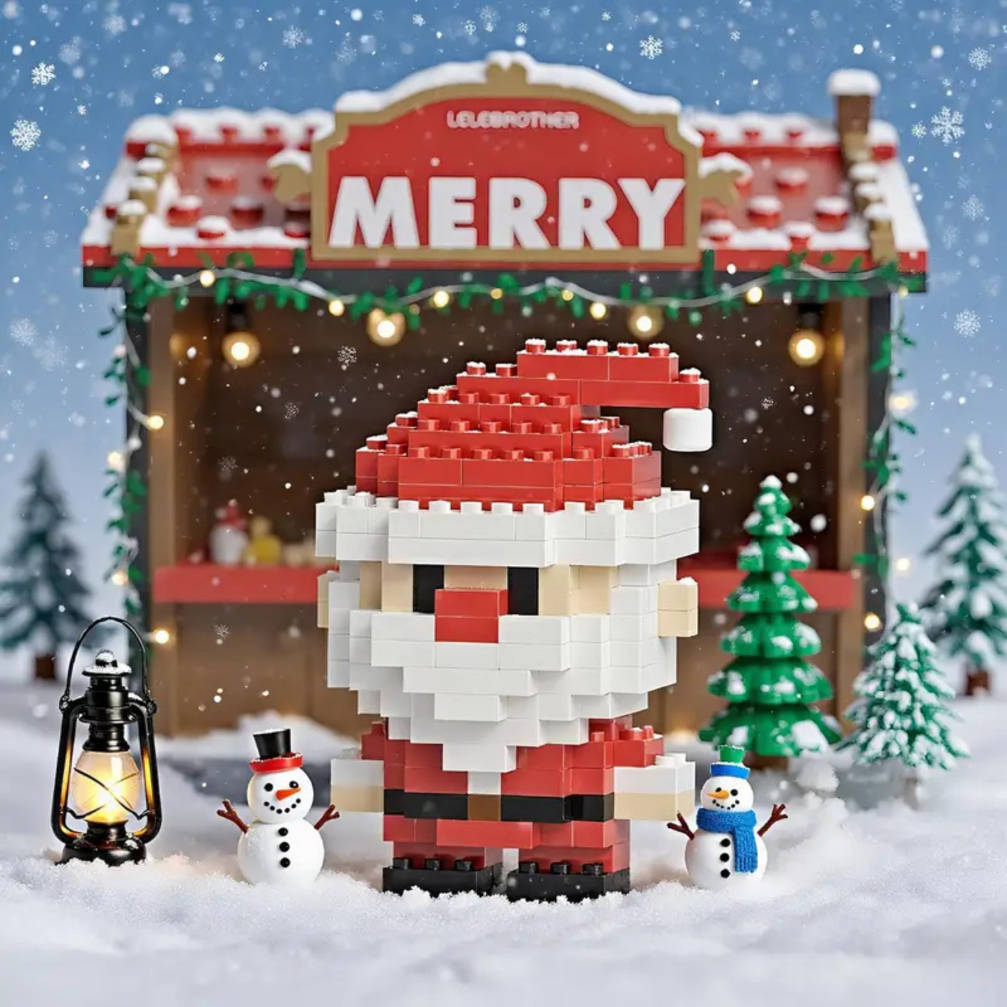 Frosty Blocks - Buildable Santa Claus