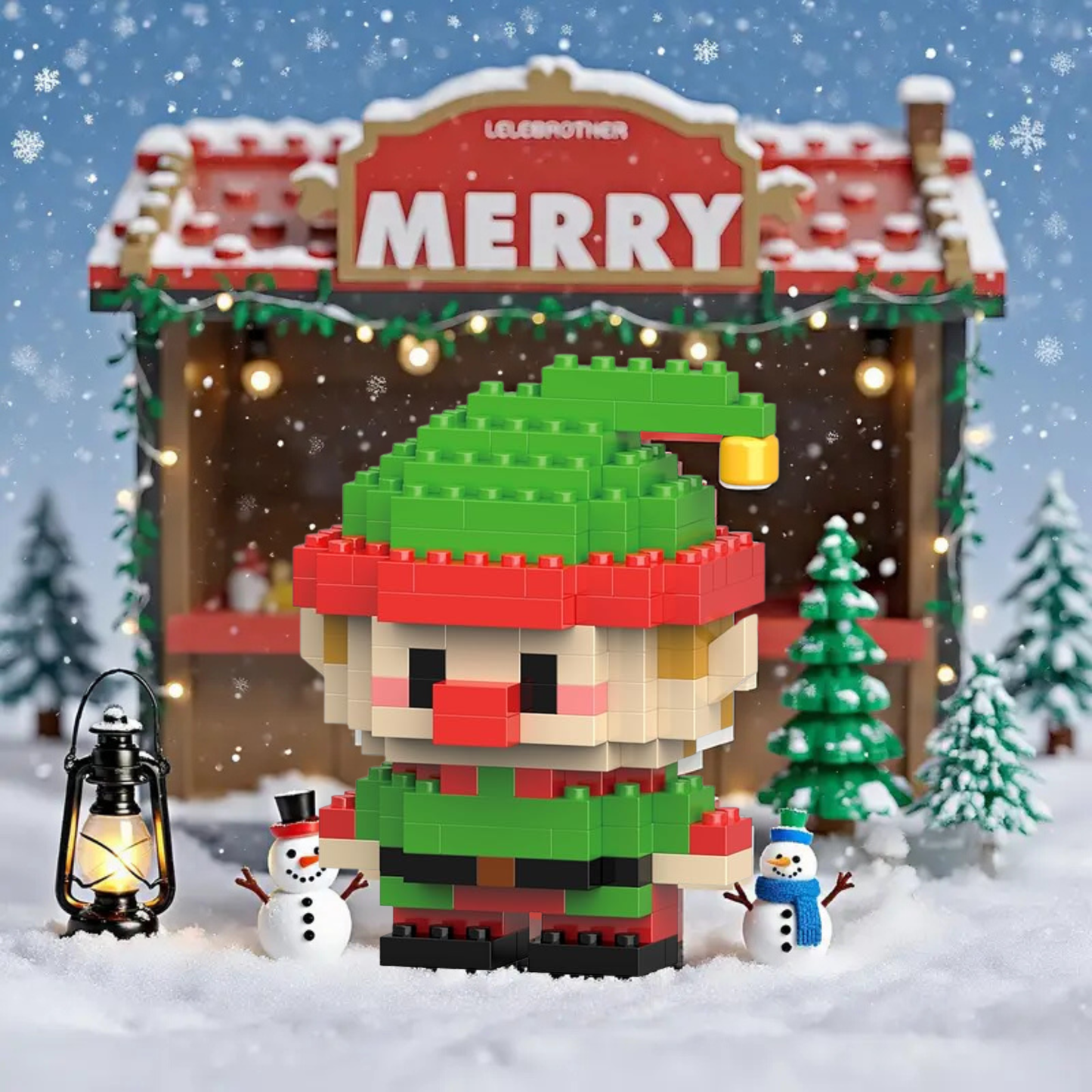 Frosty Blocks - Buildable Christmas Elf