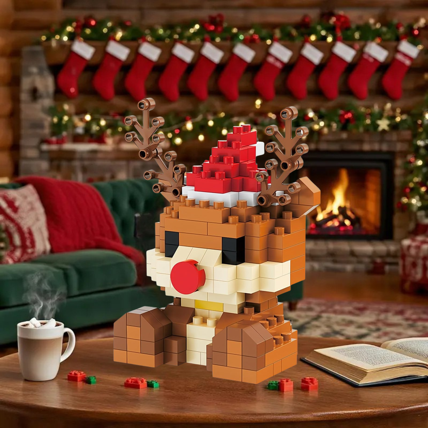 Frosty Blocks - Buildable Reindeer